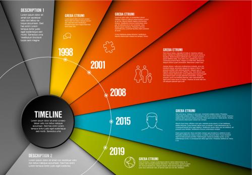 Circular Timeline Infographic Layout - 238273397