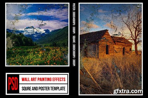 Square & Poster - Wall Art Painting Effects SA39KWF