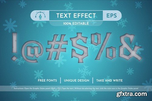 New Year - Editable Text Effect, Font Style PR7KZH6