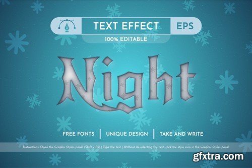 New Year - Editable Text Effect, Font Style PR7KZH6