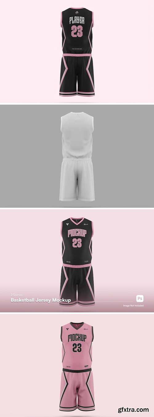 Basketball Jersey Mockup L9CHFVF