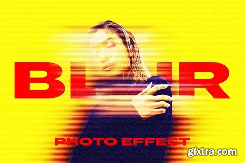 Stripe Motion Blur Photo Effect PY79CQ7