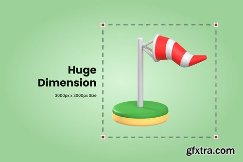 3D Golf Illustration AK77GX7