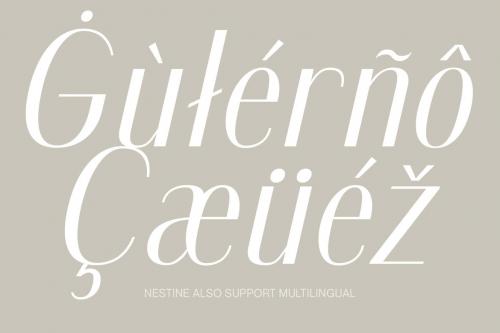 Nestine – Elegant Sans Serif