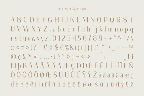 Nestine – Elegant Sans Serif