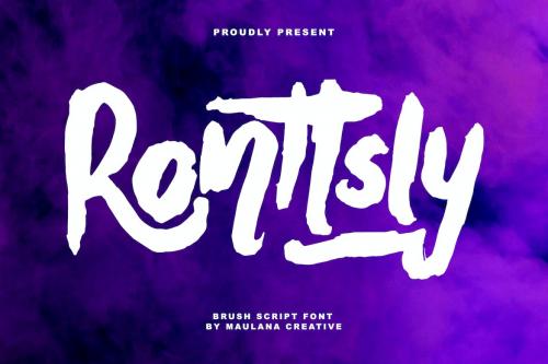 Ronttsly Brush Script Font