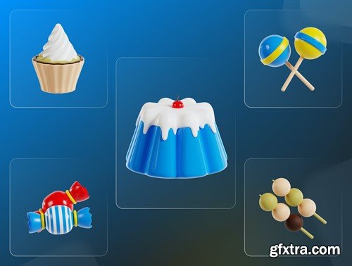 Food Sweet 3D Illustration V4 53X85A8