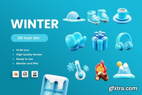 Winter 3D Icon 5RGBDHQ