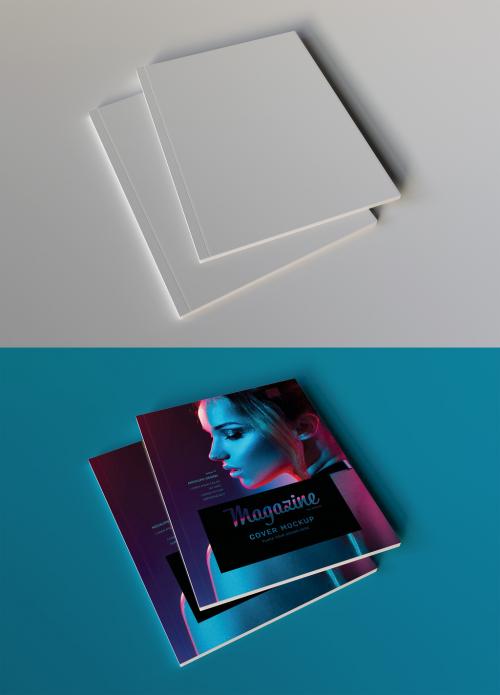 Two Magazine Covers Mockup - 238444330