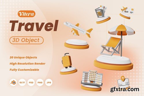 Travel 3D Object Z6B8Z87