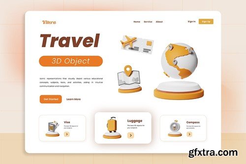 Travel 3D Object Z6B8Z87