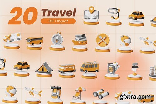 Travel 3D Object Z6B8Z87