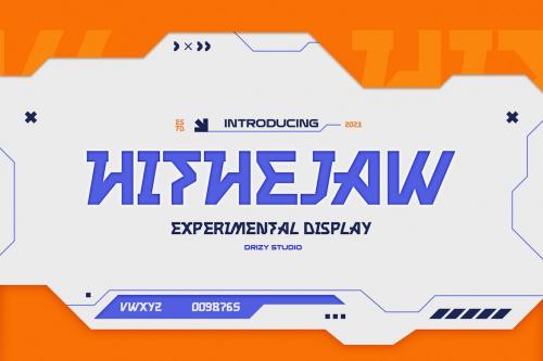 Hithejaw - Modern Experimental Font