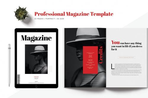 Minimalist Magazine Template