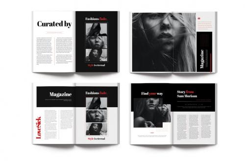 Minimalist Magazine Template