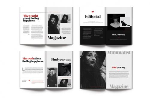 Minimalist Magazine Template