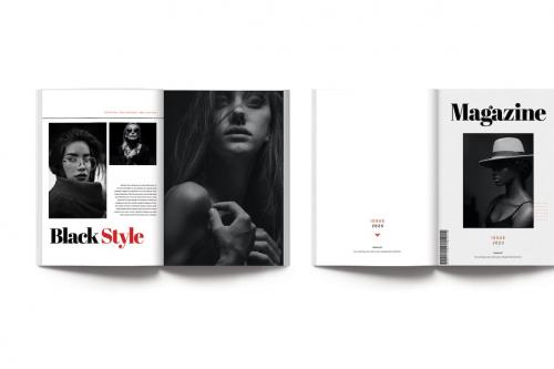 Minimalist Magazine Template