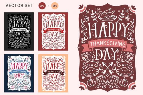 Thanksgiving Day illustrations