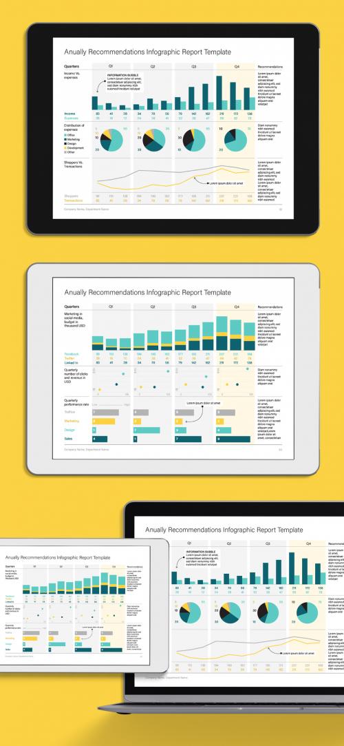 Annual Report Recommendations Infographic Layout - 239906600