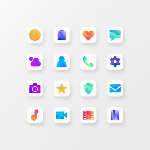 Gradient App Icon Set - 240940763