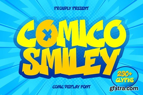 Comico Smiley - Comic Display Font RGXLRUH