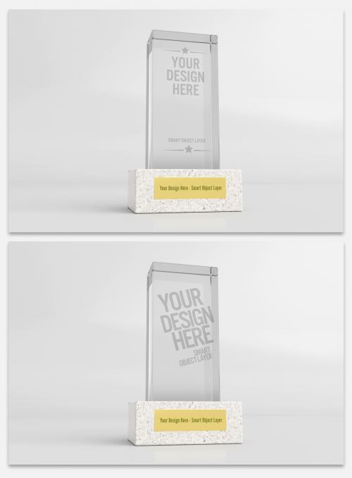 Glass Trophy Mockup - 242687564