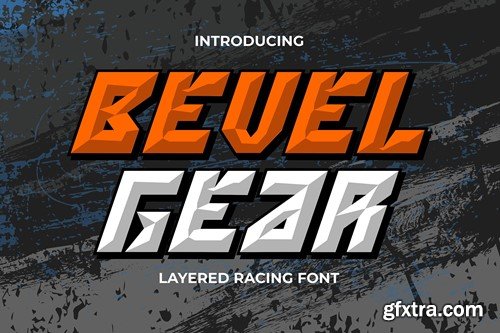 Bevel Gear - Layered Racing Font ENPQ9AQ