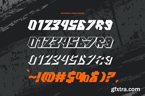 Bevel Gear - Layered Racing Font ENPQ9AQ