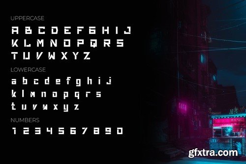 Novaria Vista - Futuristic Display Font RRZKBT6