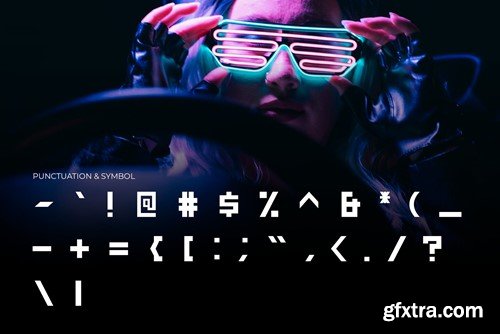 Novaria Vista - Futuristic Display Font RRZKBT6