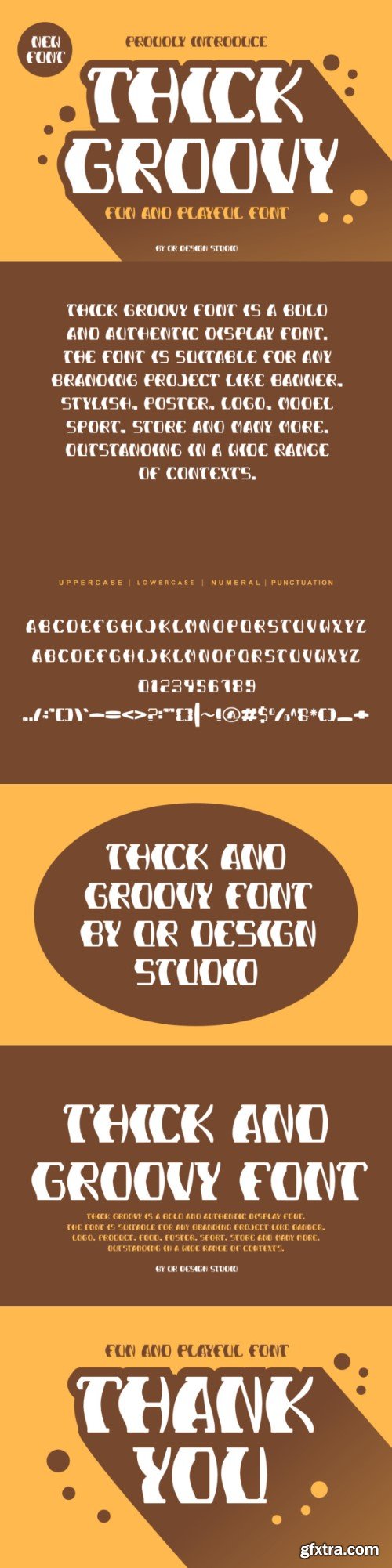 Thick Groovy Font