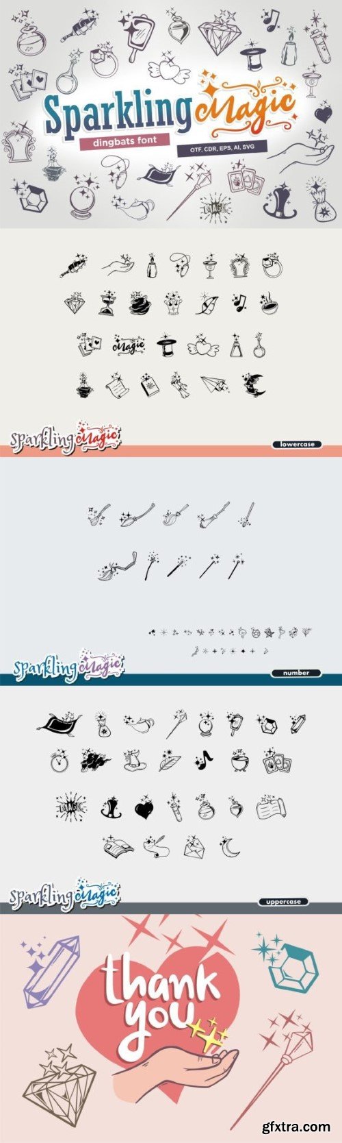 Sparkling Magic Font