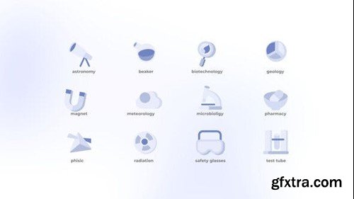 Videohive Science - Flat Icons 49204090