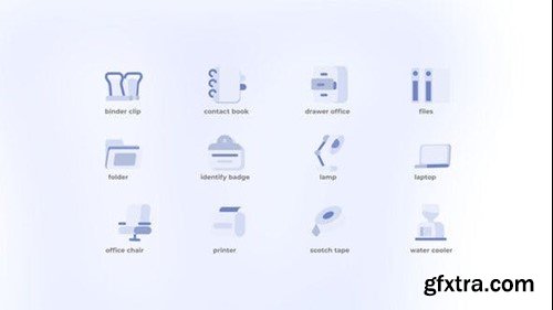 Videohive Office - Flat Icons 49203285