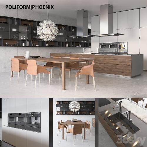 Kitchen Poliform Varenna Phoenix 2 (vray, corona)