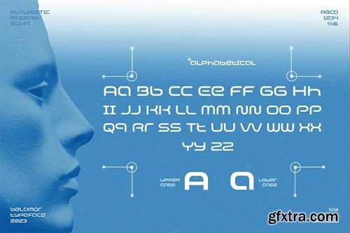 Belamor - Futuristic Variable Typeface CUUURNC