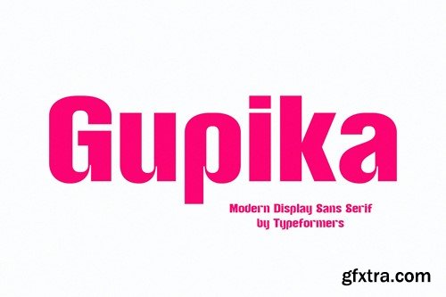 Gupika - Modern Display Sans Serif G2YLLEF