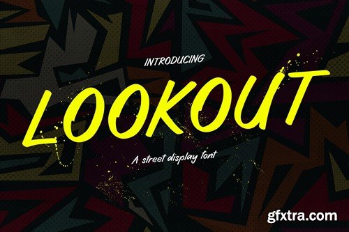 Lookout - Urban Graffiti Font 5EPPNBZ