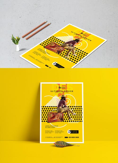 Yellow Creative Multipurpose Flyer Design - 242905416