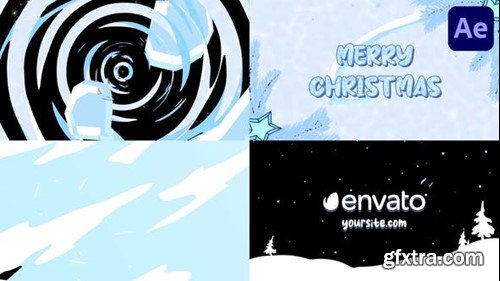 Videohive Christmas Night Logo Reveal for After Effects 49201419