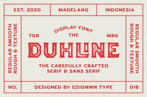 Duhline - Display Font