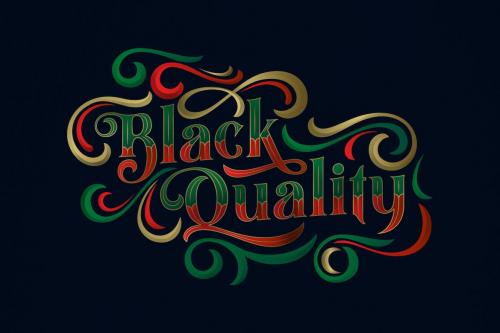 Black Quality Typeface