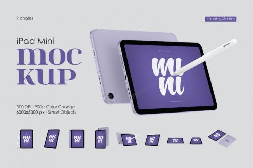 iPad Mini Mockup Set