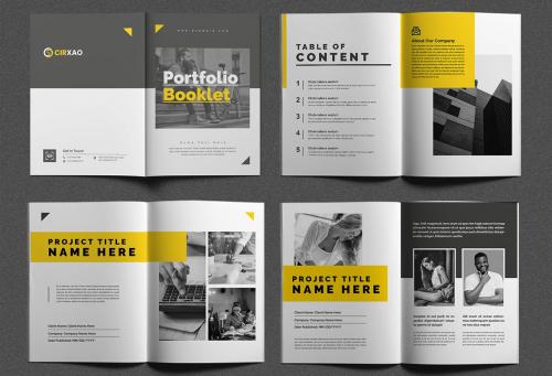 Portfolio Booklet Template