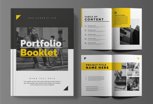 Portfolio Booklet Template