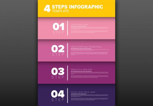 4 Steps Infographic Layout - 244617788