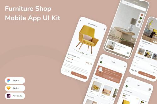 Furniture Shop Mobile App UI Kit