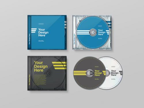 CDs and Cases Mockup - 245222785