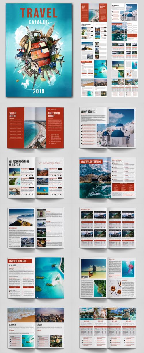 Travel catalog layout - 245224482