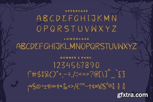 Demonick Synister Spooky Display Font 6TEFET6